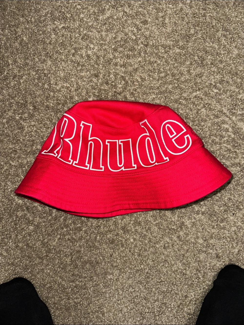 Rhude Red Bucket Hat
